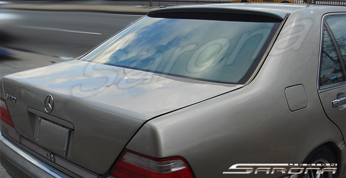 Custom Mercedes S Class Roof Wing  Sedan (1992 - 1999) - $99.00 (Manufacturer Sarona, Part #MB-019-RW)